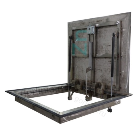 Люк уличный рифленый с покрытием горячим цинкованием