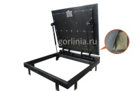 Люк напольный Стелс-КУ 700*1200п короб утепленная серия